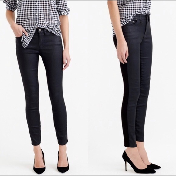 JCREW Cropped Coated Toothpick Skinny Jean - Picture 2 of 7